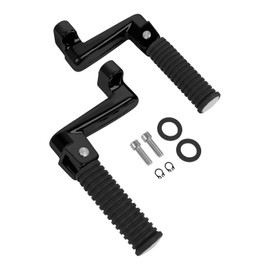 CHIFUN Motorcycle Footpeg Foldable Rear Passenger Foot Pegs Replacement for Indian Chief Vintage Dark Horse Chieftain Classic Roadmaster 2015-2018 Non-slip Foot Rest with Mount Bracket Accessories