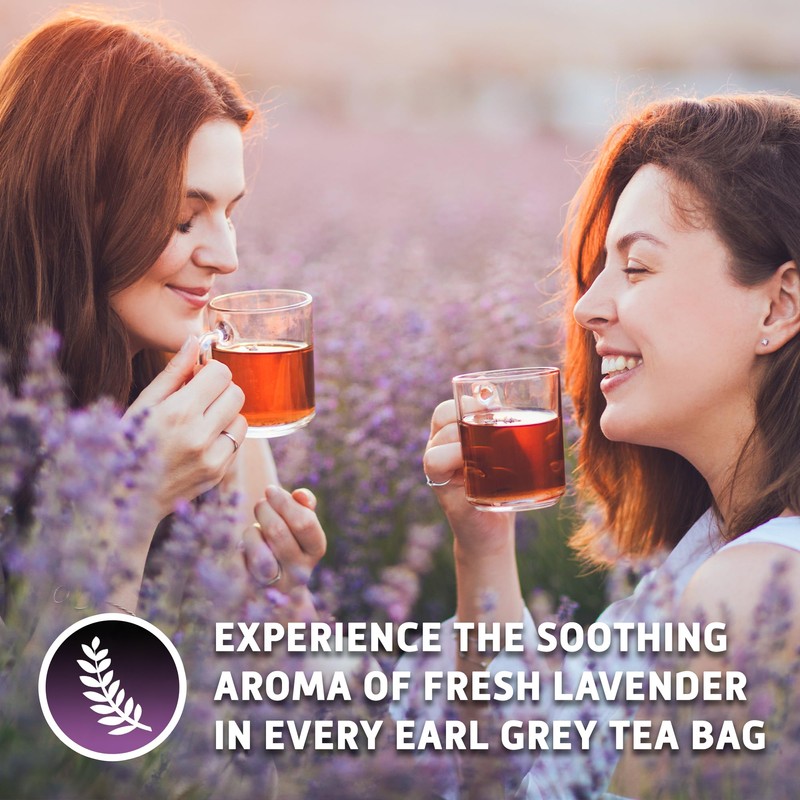Sou Zen Earl Grey Lavender 30 Corn-Fiber Pyramid Tea Bags