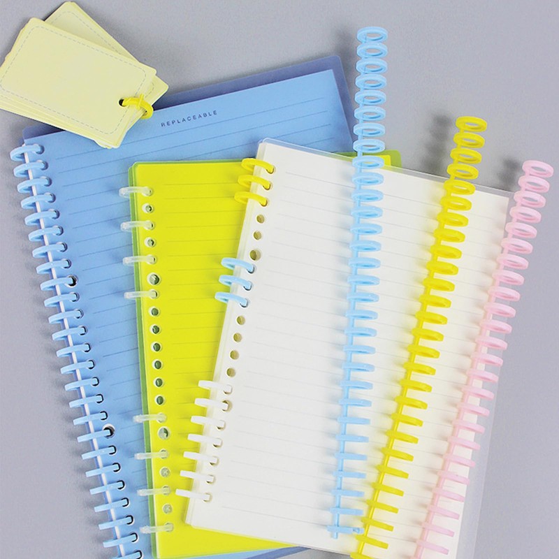ALLVD Loose Leaf 30 Hole Bound Rings 10 Pieces (5