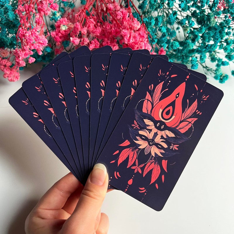 Qymagicz Embracing The Shadow Oracle Deck, Emotional Healing Oracle Cards
