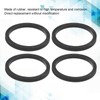 4PCS Silent Crossover Rings Rubber Vehicle Shock Damping Pads Replacement