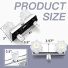 PuritySage RV Shower Faucet,4” Dual Knob Diverter Valve for Indoor/Outdoor