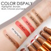 POPMISOLER 6pcs Silky Cream Contour Wand Set, Blendable Liquid Highlighter