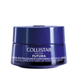 Collistar Futura Anti-Aging-Augen- und Lippencreme, belebend, Anti-Falten-Creme, ohne Silikon, mit pflanzlichen Peptiden und Antioxidantien, dermatologisch getestet, 15 ml