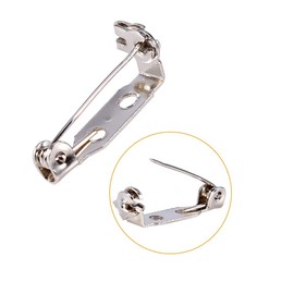 Dekaim Safety Pins, Rod Pins, Safety Clips, DIY Needles (Pack of 50) (32 mm)