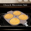 RANXINGST Ceramic Egg Frying Pan with Lid, Nonstick 4 Cup