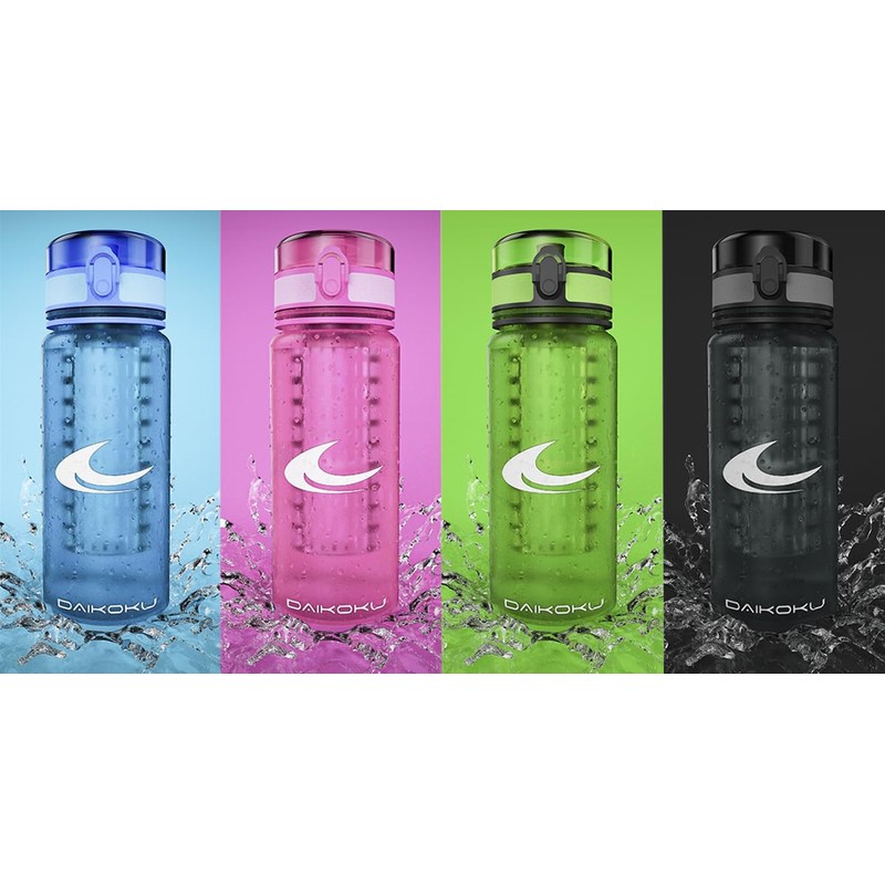 Daikoku Sports Water Bottle, Size 1 Litre, BPA-Free, Blue