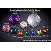 Allstarco 50mm (2") Large Red Ruby Round Flat Back Acrylic