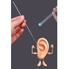 YFFSFDC Ear Peel, Stainless Steel, Extra Fine, Thin, Long, Mikaki,