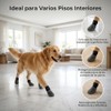Zapatos para Perro 2 Pares, Calcetines Antideslizantes con Correas Ajustables,