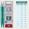 KnitPro Zing Circular Interchangeable Knitting Needles Special 8.00mm Aqua