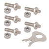 New Marine LOXX Bottom Parts 5 Pieces Threaded Screws M5