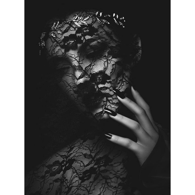HOMELEX 1 Piece Sexy Lace Mask Full Lace Face Mask