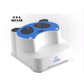 Babyloo Panda Toddler Step Stool For Bathroom Sink 2 Step Stool For Kids Toilet