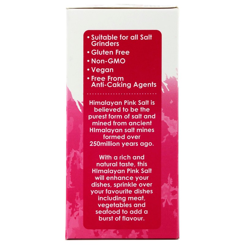 Geo Organics Pure Himalayan Pink Salt Crystals 500g (Pack of