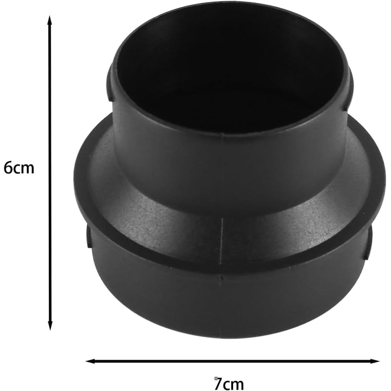 Zodazoqa Heater Ducting Adaptor 60mm To 75mm Car Heater Warm
