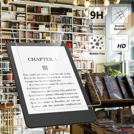 Suppeak 3-Pack Screen Protector Compatible with Kindle Paperwhite 6.8"/Kids 6.8"/ Signature Edition 6.8"(11th Generation 2021), Tempered Glass Clear Film, Anti-Scratch, 9H Hardness, Easy Installation