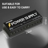 AODSK Guitar Effect Pedal Power Supply,9V/12V/18V DC Output,10 Isolated DC