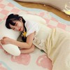 Herfair Cuddly Cushion Children's Moon Cushion Soft Fluffy Moon Shape