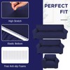 Peryiter 3 Pcs Slipcover Set for Couch Furniture Covers for