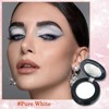 Matte Pure White Eyeshadow – High Pigment Cool-Tone Single Shade