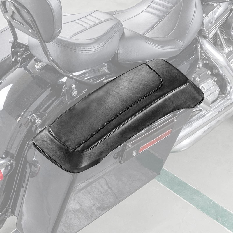 Dasen Saddlebag Speaker Lid Bra Protective Covers PU Leather Compatible
