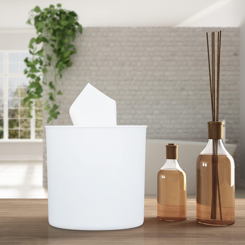DEWIN Plastic Tissue Box, Tissue Holder Storage Organizer with Removable