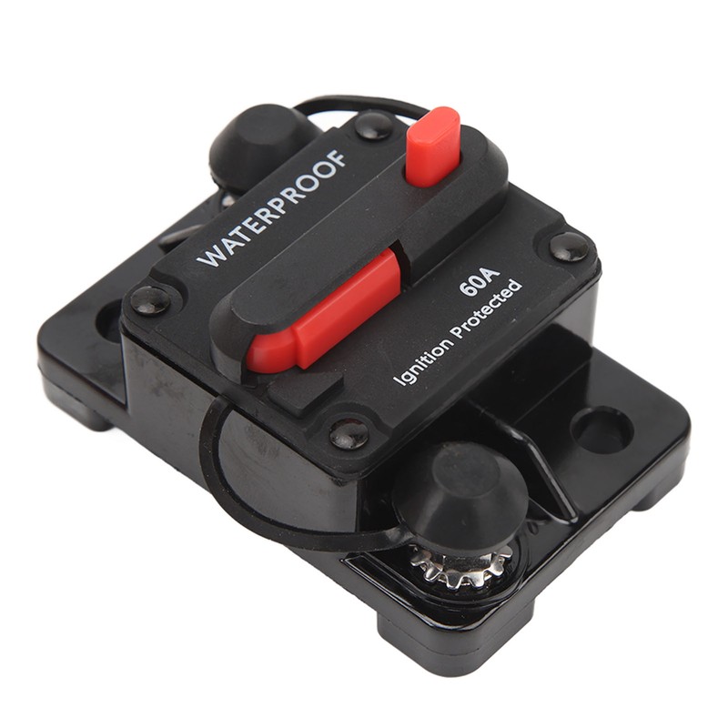 Car Audio Circuit Breaker 12V Waterproof Manual Reset with Fuse