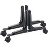 EBAKIN 2 Packs Room Divider Screen Holder Movable Wheel Thickened