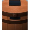 Good Ideas RW40-DR-TC Rain Wizard Rain Barrel 40-Gallon Darkened Ribs,