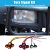 X AUTOHAUX Universal ATV UTV Turn Signal Kit Horn Flasher