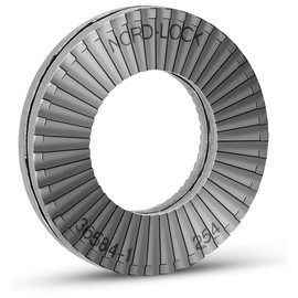 Nord-Lock Wedge Locking Washers - Stainless Steel (254 SMO) Washer, Vibration Resistant Safety Washers for 3/4 Inch Bolts - Enlarged Outer Diameter Washers - 2 Pairs