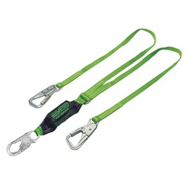 Miller by Honeywell by 8798B/6FTGN Backbiter 2 Leg Lanyard, Green