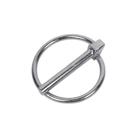 DOJA Industrial | Quick Release Pins | 50 Units 4,5mm Diameter x 37mm Long | Zinc Plated Galvanised Steel | Pull Ring Lynch Pin | Safety Locking Cotter Pins for Boat, Bike, Trailer, Tractor, Yacht
