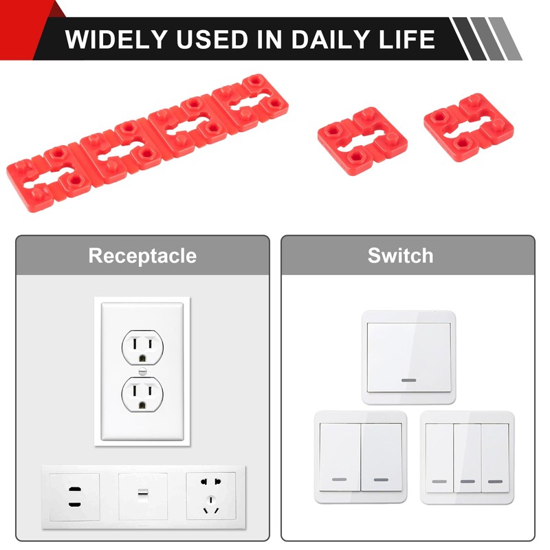 Outlet Spacers for Electrical Box, 48 PCS Spacers for Box