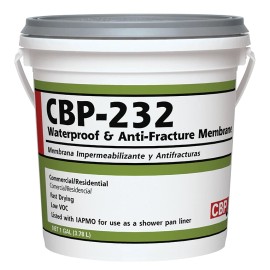 CUSTOM Building Products CBP-232 Waterproof & Anti-Fracture Membrane 1 Gal. (RedGard Waterproofing)