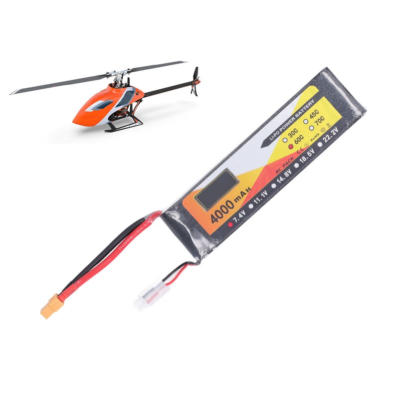 RC Lipo Battery 7.4V 60C Discharge Rate 2S XT60 Plug