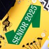 Senior 2025 Sash, Retro Sage Green Satin Finally Graduated Sash