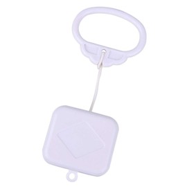 SaiDian 1 Pcs Mini Music Box Pull String Cord Style White Music Box with Musical Movement Gifts for Baby Infant Kids Gift
