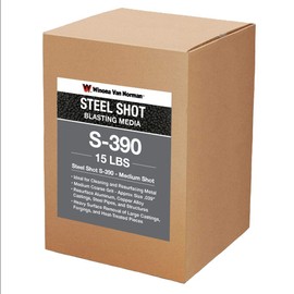 Steel Shot S-390 - Blasting Media - Medium Size Shot (15lb)