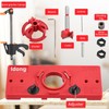 35mm Hinge Hole Jig Drill Guide Set, Woodworking Puncher Hinge