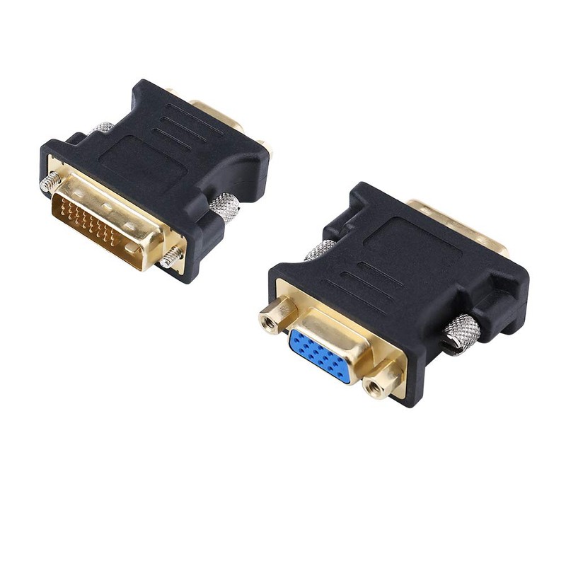 DTECH DVI Male to VGA Female Adapter DVI-I 24+5 Port
