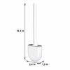Long Handle Toilet Brush for Bathroom Cleaning – Wall-Hanging Silicone