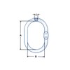 Lifting Master Link Ring with Flat Grade 100 17MM (G100