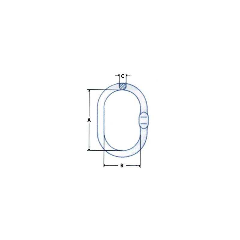Lifting Master Link Ring with Flat Grade 100 17MM (G100