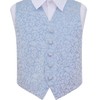 DQT New Swirl Baby Blue Boy's Waistcoat - 7-8 Years: