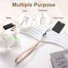 sourcing map Smooth Leather Wristlet Strap, Prevent Drop Wrist Lanyard