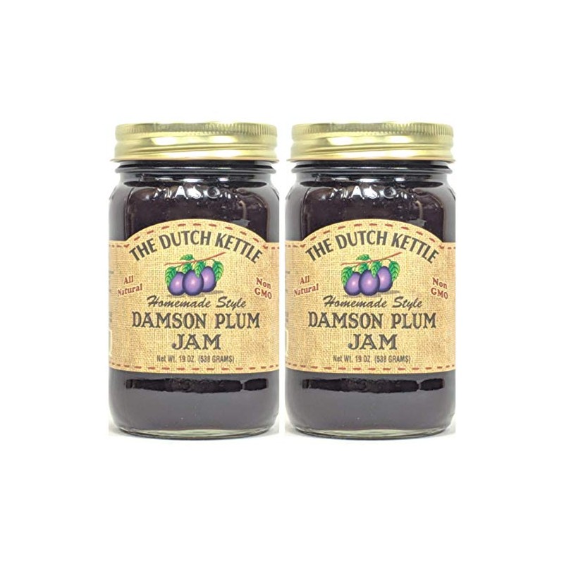 The Dutch Kettle Amish Homemade Style Damson Plum Jam 2-19