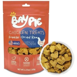 Unbranded BayPie Freeze Dried Raw Dog Treats, Chicken Treats, Great for Training