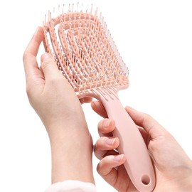 Hair Brush, Beauty Paddle Brush, Scalp Massage, Fluffy Hair, Dry & Wet, Improves Hair Quality, Prevents Hair Loss, Portable, Washable, Won't Damage Scalp, Highly Durable, Suitable for Short Hair